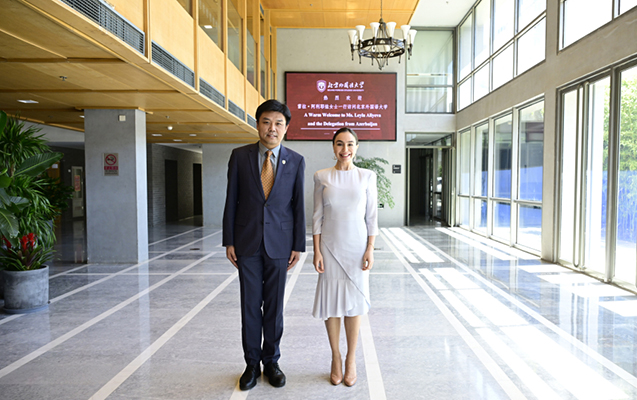 Leyla Əliyeva Pekin Xarici Dillər Universitetində olub - FOTOLAR