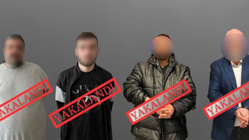 Qırmızı bülletenlə axtarılan 4 nəfər tutulub - Türkiyədə