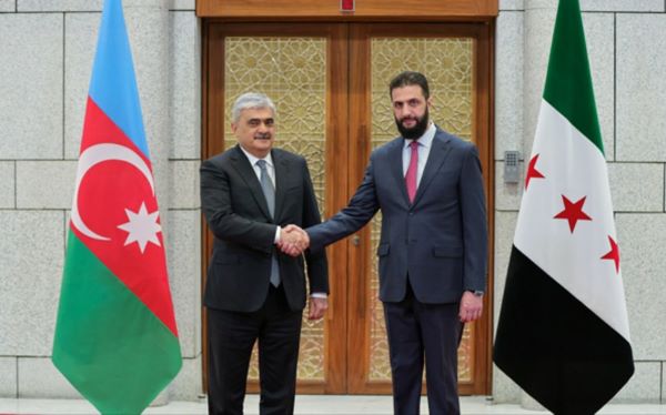 Samir Şərifov Suriyanın prezidenti ilə bir arada - FOTO