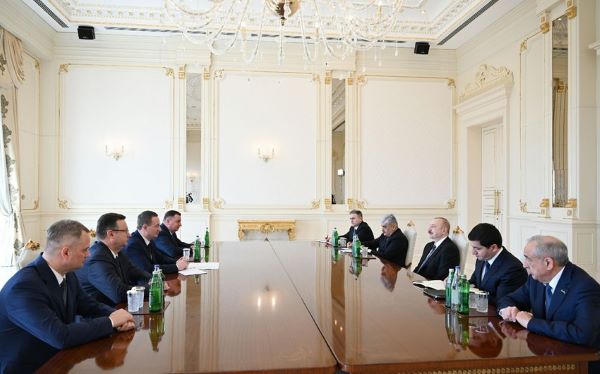 Prezident&nbsp;İlham Əliyev Aleksandr Turçini qəbul edib - FOTOLAR