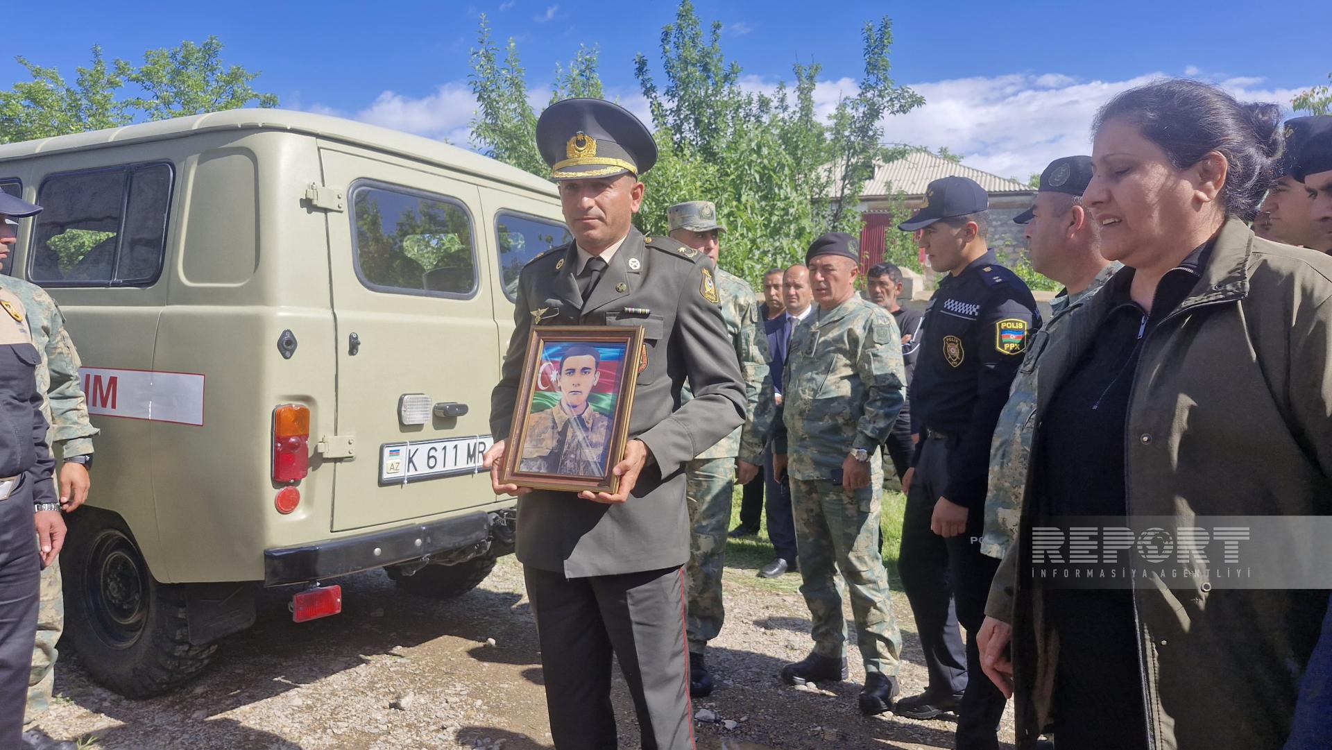 Şəhid Muxtar Məmmədov Sədərəkdə dəfn olunub - FOTOLAR