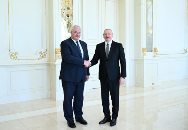 Prezident İlham Əliyev Ukraynanın xarici işlər nazirini qəbul edib - FOTOLAR