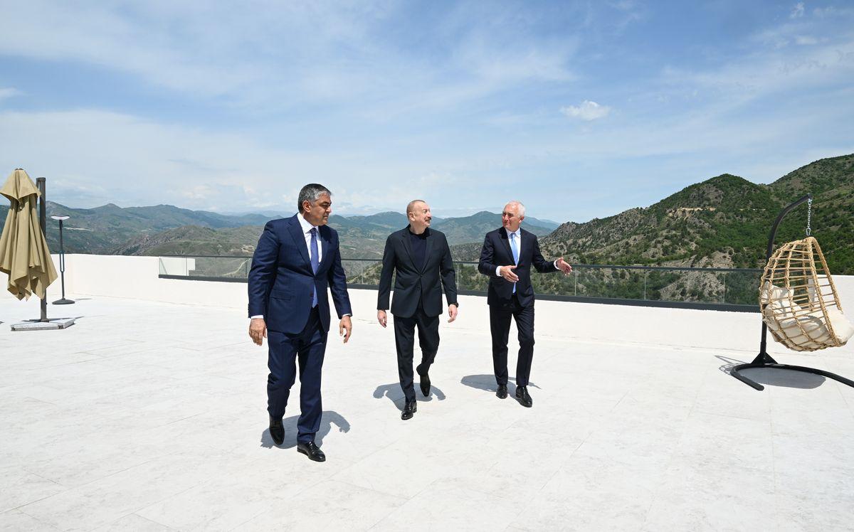 Prezident "Laçın&rdquo; İstirahət Kompleksinin açılışında - FOTOLAR