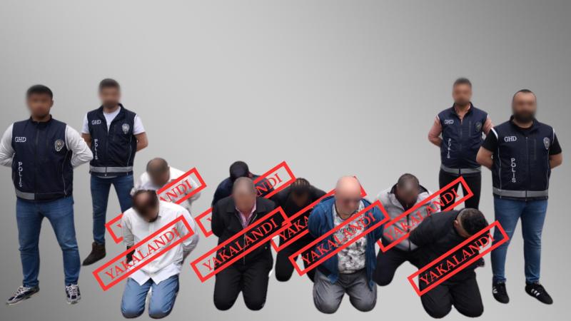 Türkiyə polisi "İnterpol"un axtarışında olanlara diz çökdürdü - FOTOLAR