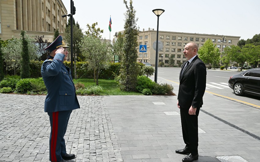 Prezident İlham Əliyev Gömrük Komitəsinin yeni binasının açılışında - FOTOLAR