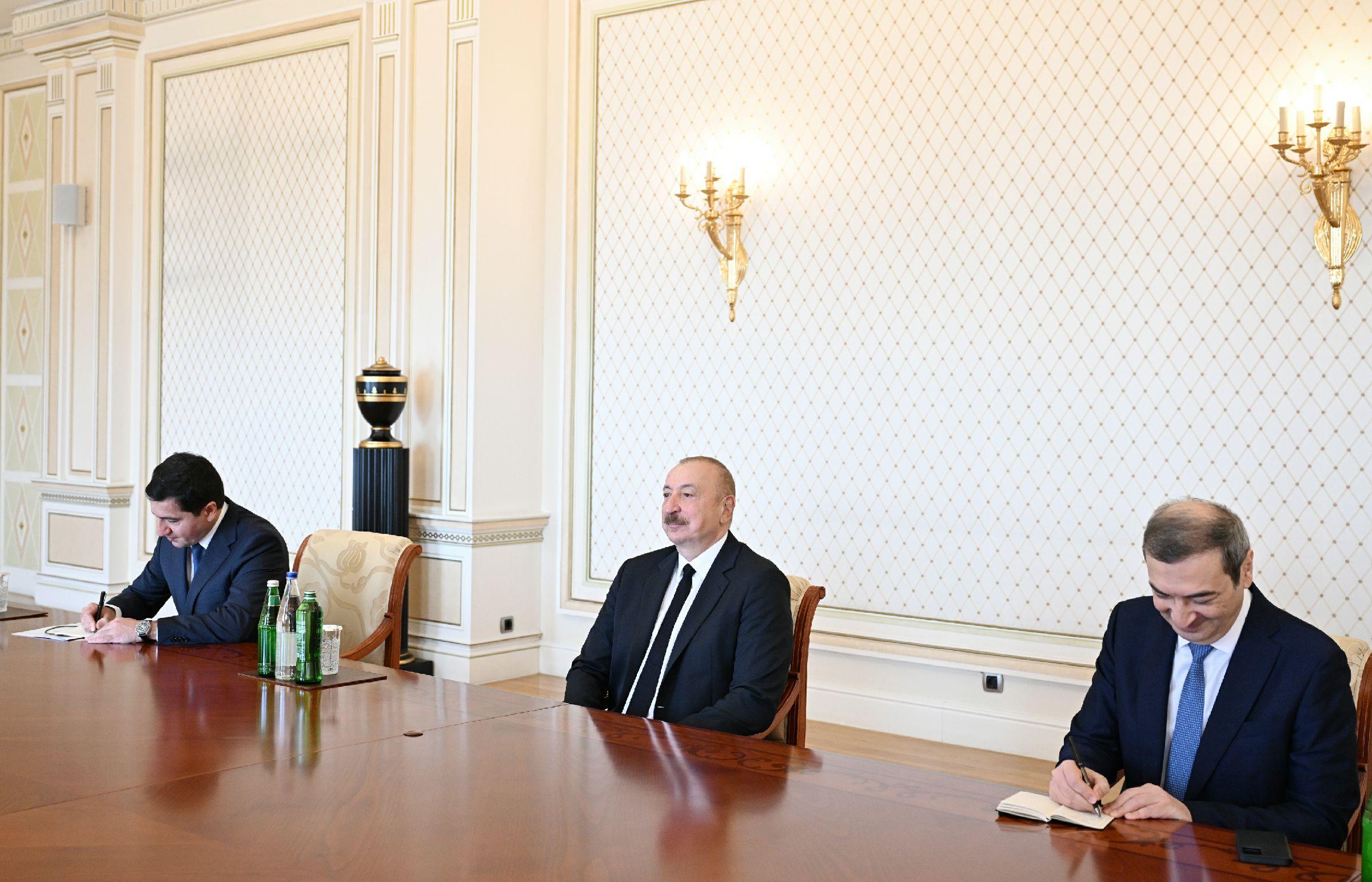Prezident&nbsp;İlham Əliyev&nbsp;Afrim Qaşini qəbul edib - FOTOLAR
