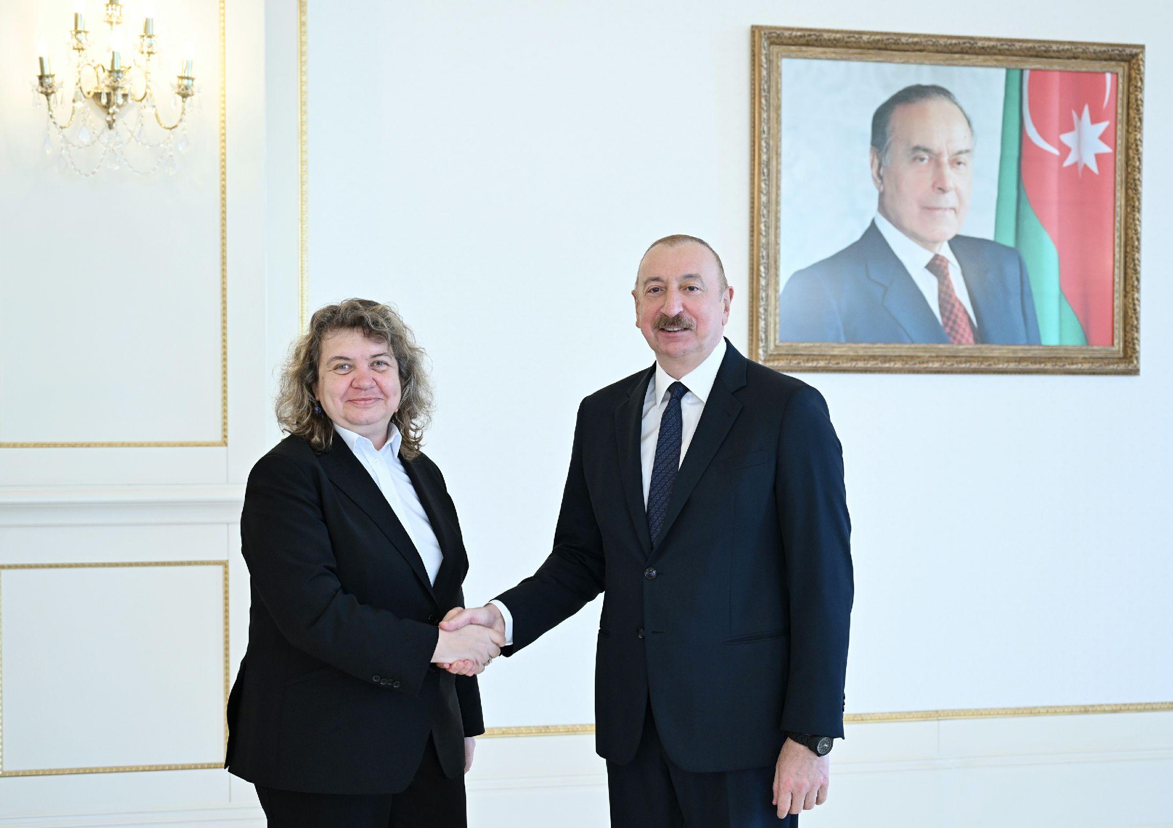 Prezident&nbsp;İlham Əliyev Nataliya Kiselovanı qəbul edib - FOTOLAR