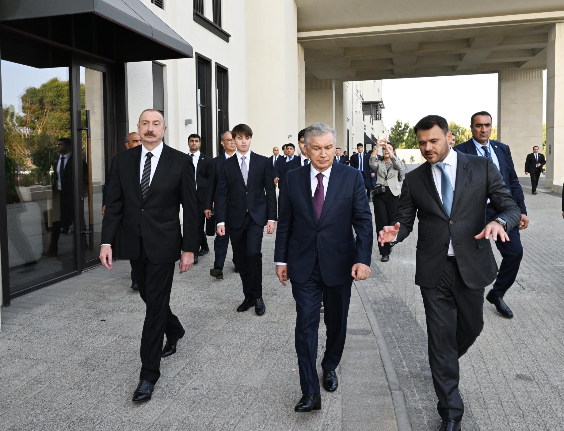 İlham Əliyev və Özbəkistan prezidenti &ldquo;Sea Breeze&rdquo; istirahət mərkəzində - FOTOLAR