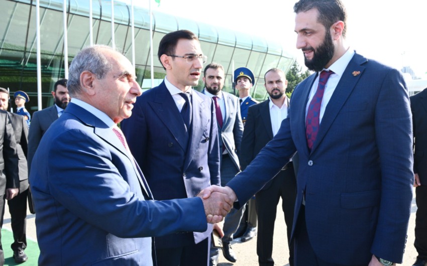 Suriya&nbsp;prezidentinin Azərbaycana səfəri başa çatıb