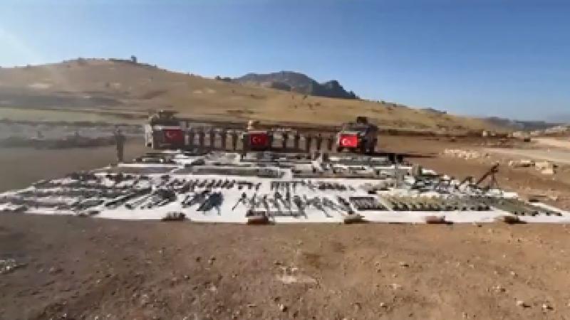 Türkiyə ordusu İraqda silah dolu yeni mağara aşkarlayıb - 1800 metr uzunluğunda..