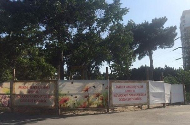 Park adıyla hasarlanan ərazidə nə tikilib? - Nizami rayonunda növbətı fırıldaq (FOTOLAR)