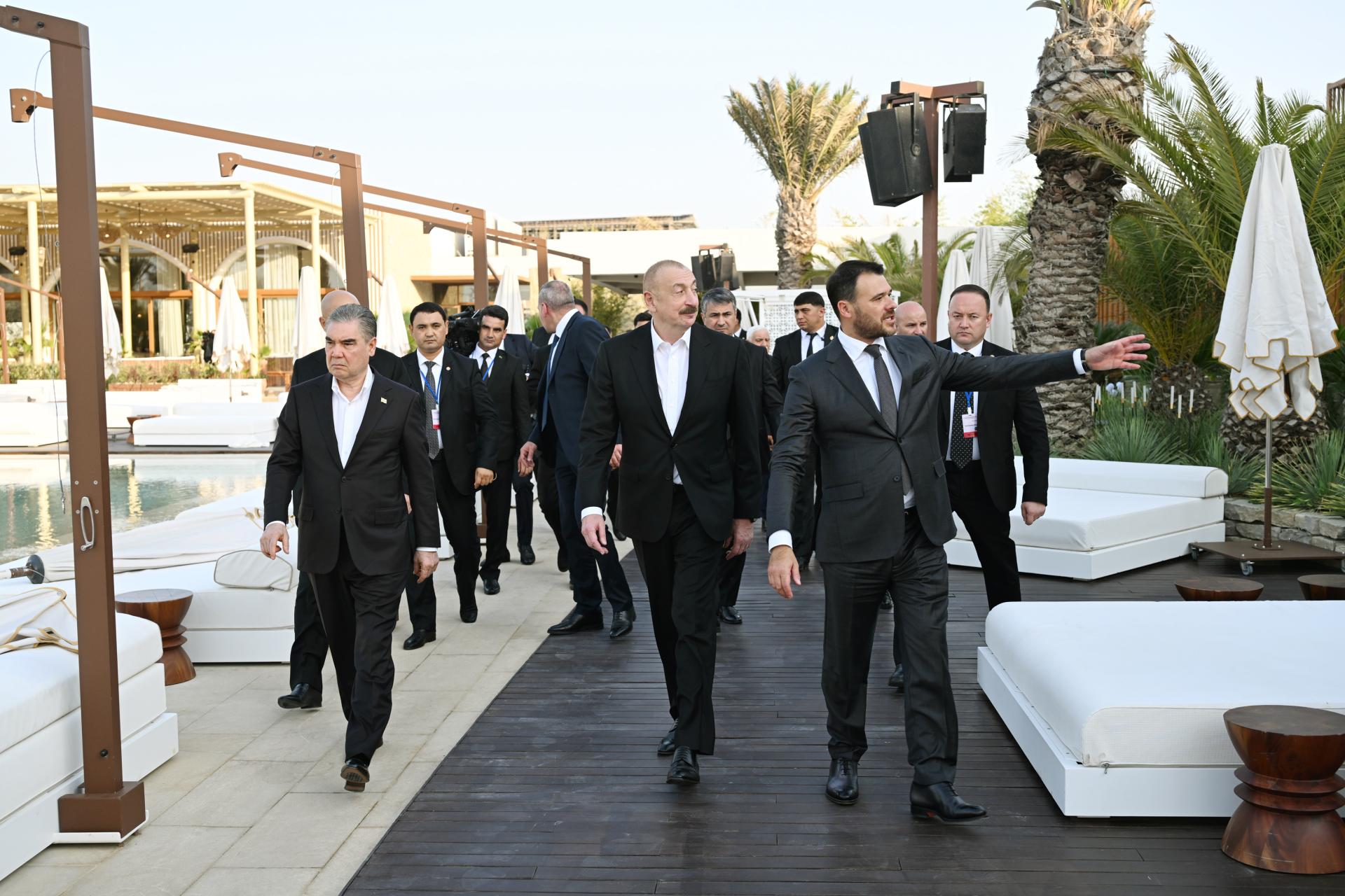 Prezident&nbsp;İlham Əliyevlə Qurbanqulu Berdiməhəmmədov &ldquo;Sea Breeze&rdquo;də - FOTOLAR