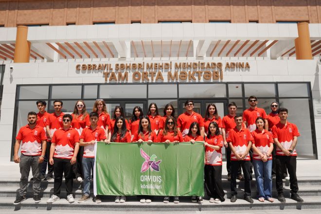 Cəbrayıl könüllüləri ilk dəfə ərazidə fəaliyyətə başlayıb