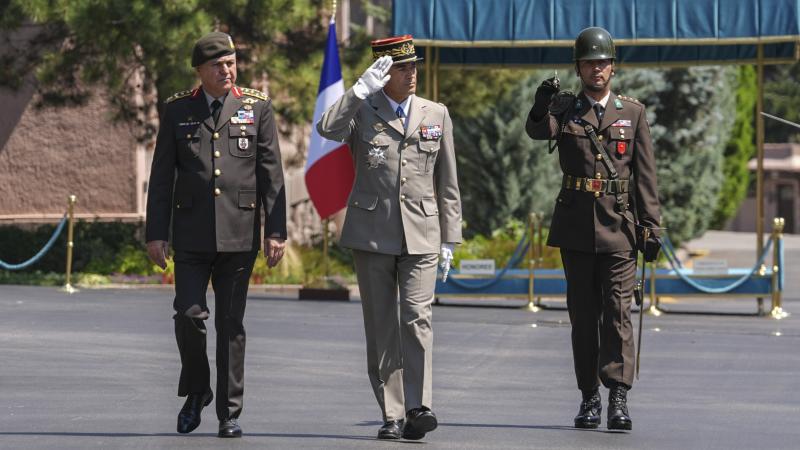 Fransanın Baş Qərargah rəisi Ankaraya gəlib - FOTO
