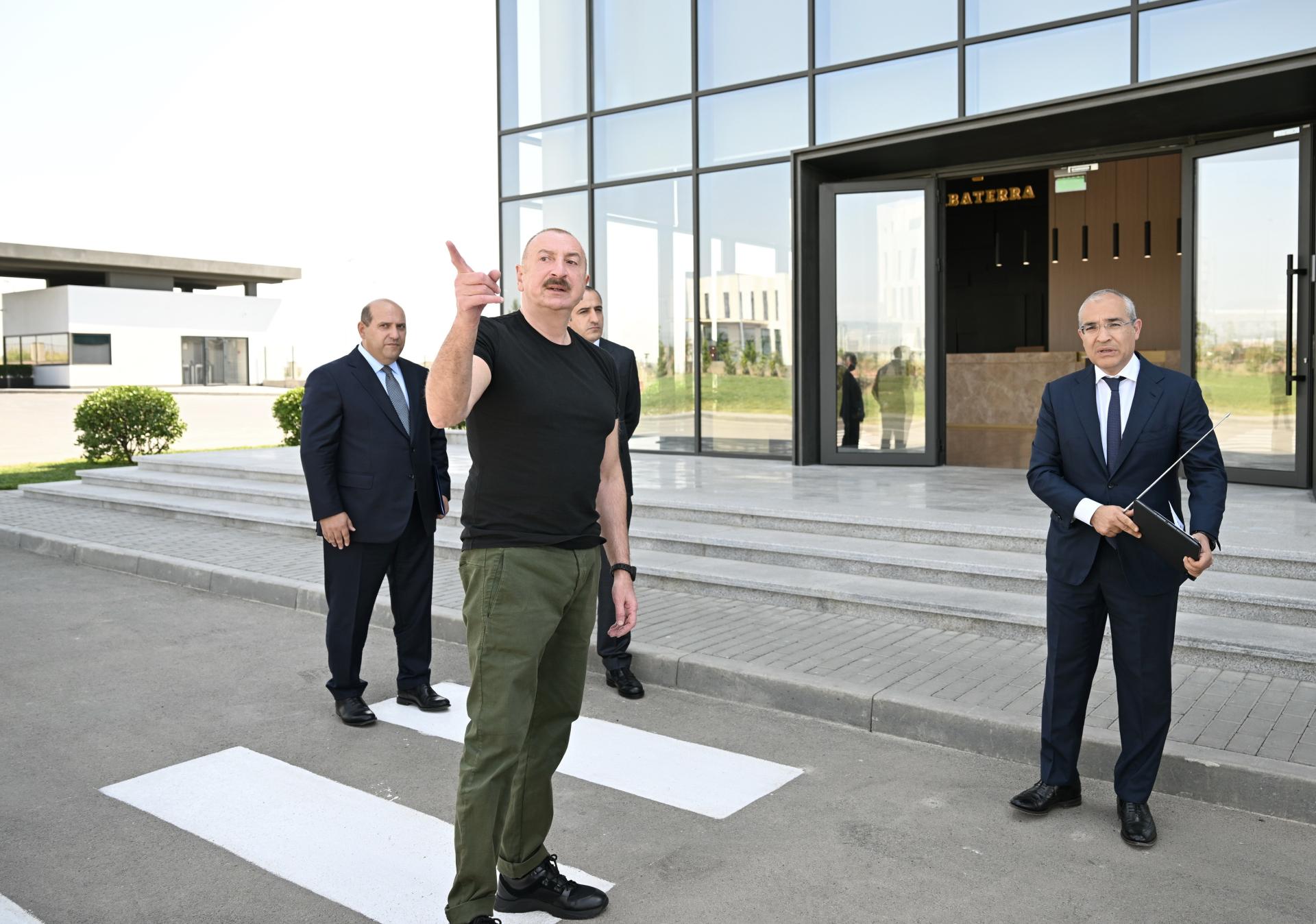 Prezident&nbsp;İlham Əliyev Ağdamda müəssisəsinin açılışında -&nbsp;FOTOLALR