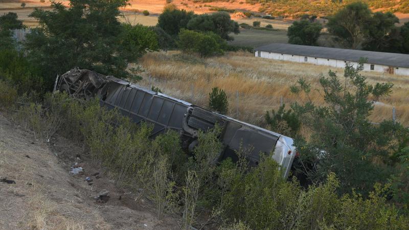 Türkiyədə sərnişin avtobusu qəzaya uğrayıb - 27 yaralı var