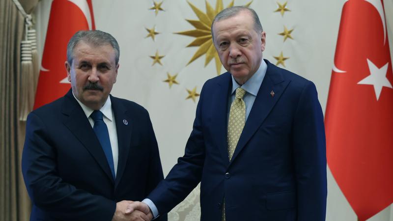 Ərdoğan BBP sədrini qəbul edib - FOTO