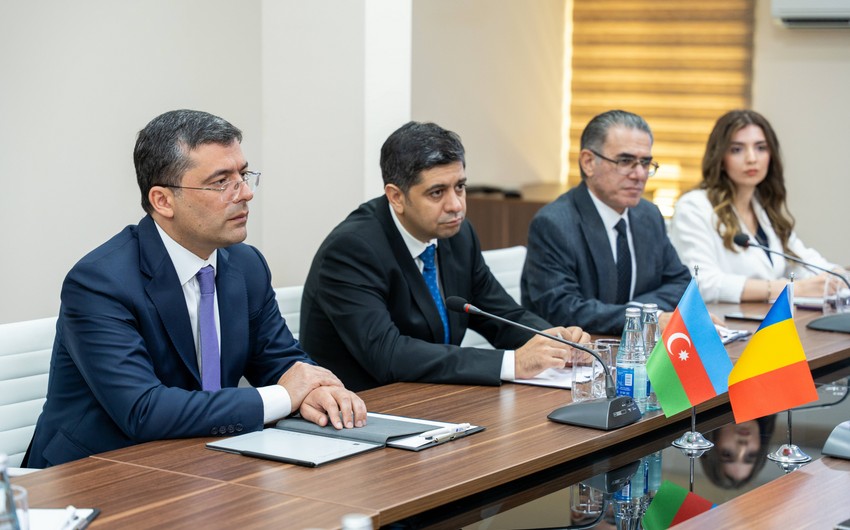 MEDİA-da&nbsp;rumıniyalı qonaqlarla görüş olub - FOTOLAR