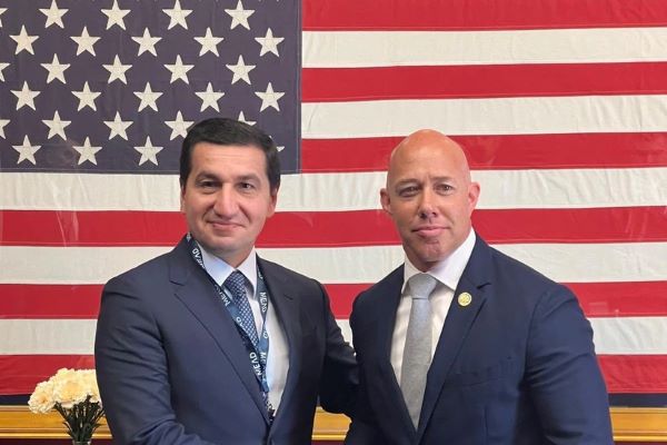 Hikmət Hacıyev ABŞ-da - Prezidentin köməkçisi Konqres üzvləri ilə müzakirələr aparıb - FOTOLAR