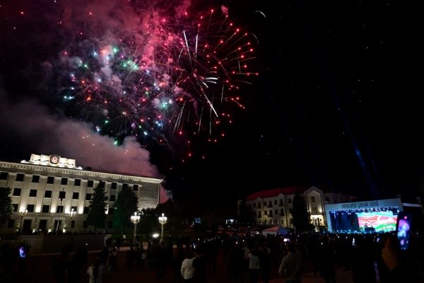 Xankəndidə Şəhər Günü münasibətilə konsert proqramı keçirilib
