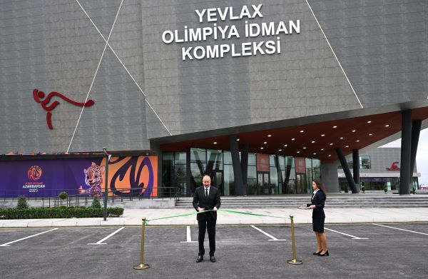 Prezident İlham Əliyev Yevlaxda - Açılış + FOTOLAR