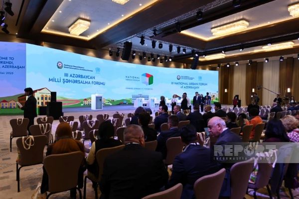 II Milli Şəhərsalma Forumu işinə başlayıb -&nbsp;Xankəndidə