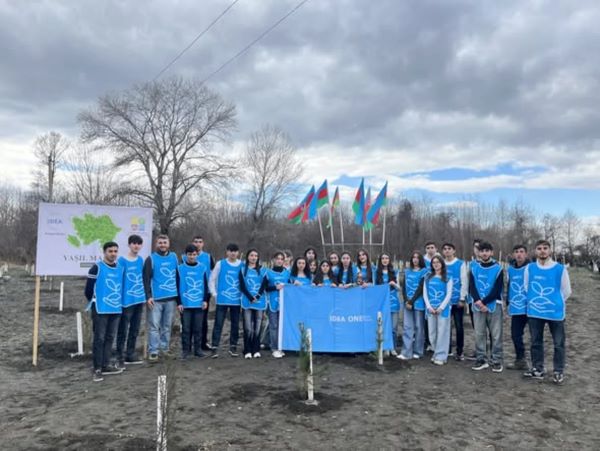 IDEA könüllüləri Zaqatalada kütləvi ağacəkmə aksiyası keçirib