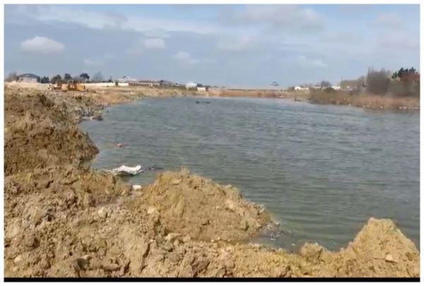 Maştağada gölü qanunsuz dolduran şəxs həbs olunub