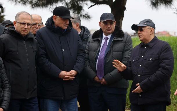 Badamdar yamacında sürüşmə: nəqliyyatın hərəkəti dayandırılıb - Kəmaləddin Heydərov əraziyə gəlib (VİDEO)