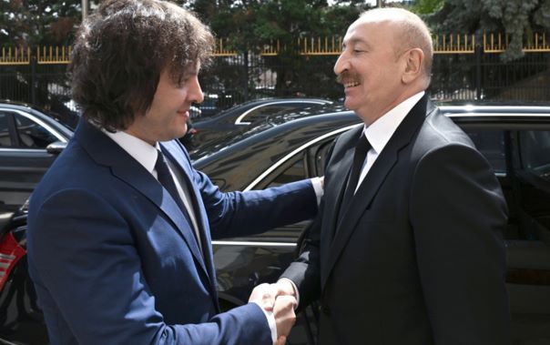 İlham Əliyev İrakli Kobaxidze ilə görüşdü, birgə bəyanat verildi&nbsp;- VİDEO, FOTOLAR (YENİLƏNİB)