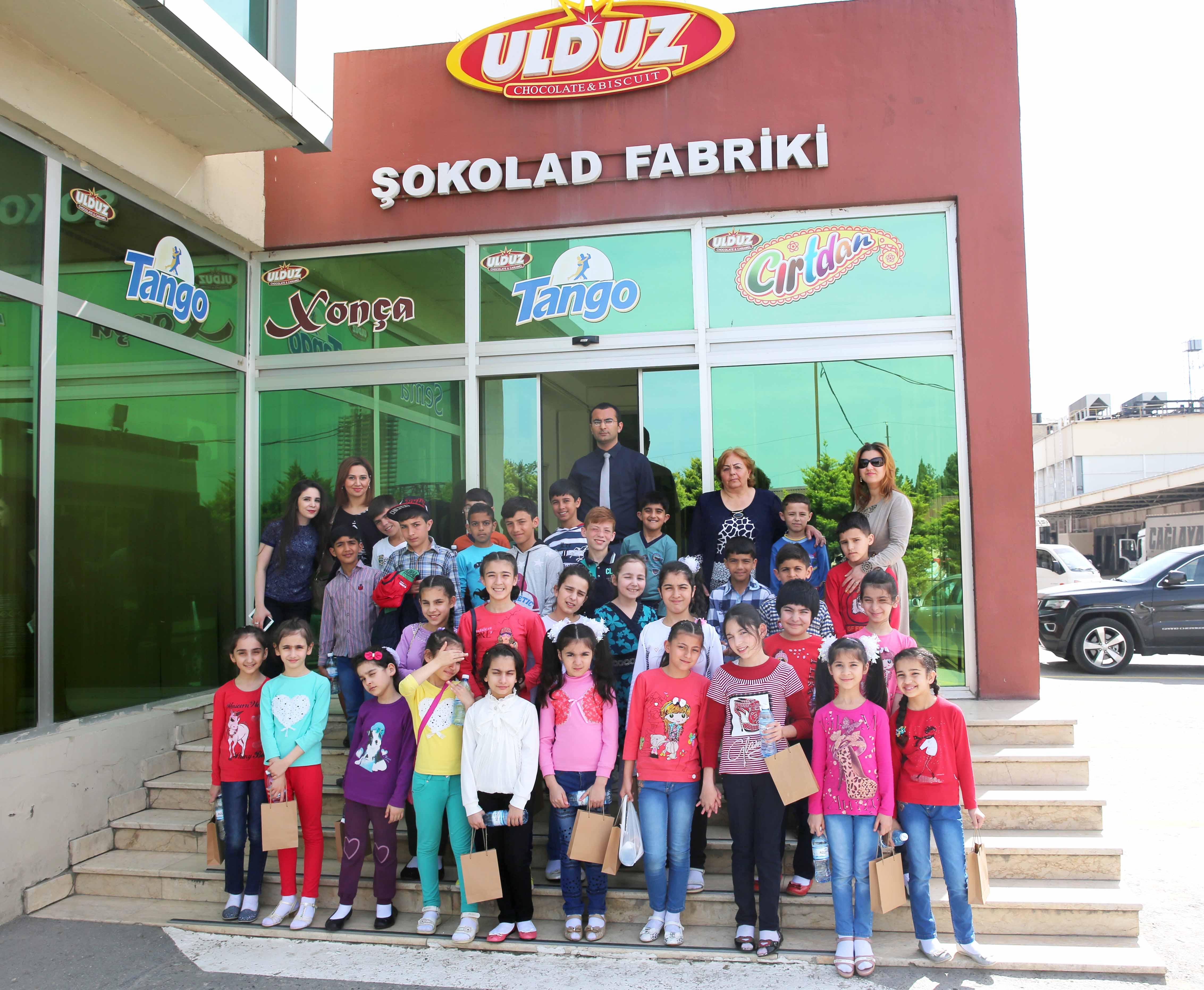 Uşaqlar Ulduz Şokolad Fabrikinə ekskursiyada 