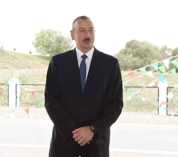 Prezident və xanımı Şəkidə - İcra başçısı hesabat verdi