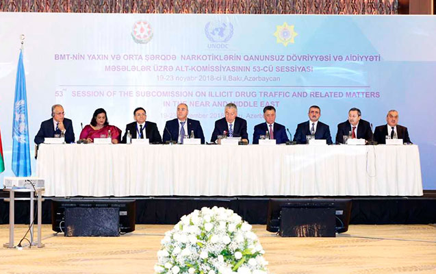 Bakıda narkotiklə mübarizəyə dair sessiya keçirilir - Nazir və generallar bir arada+ Fotolar