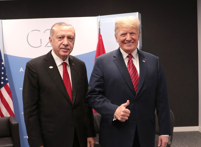 Ərdoğanla Tramp gün ərzində ikinci dəfə görüşdü -  50 dəqiqəlik qapalı müzakirə + FOTO