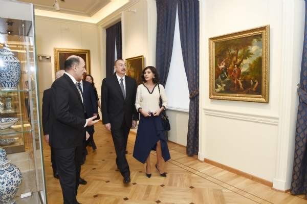 Prezident və xanımı Milli İncəsənət Muzeyində - Açılış + FOTO