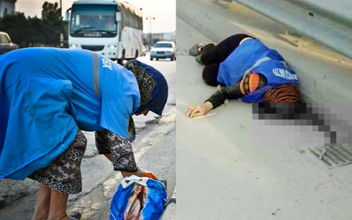 Azərbaycanda daha bir süpürgəçi faciəsi - Maşın vurub öldürdü
