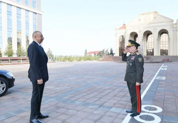 Prezident Polis Akademiyasının yeni tədris binasının açılışında - Ramil Usubov raport verdi