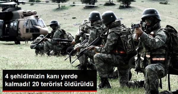 Türkiyə ordusu şəhidlərin qisasını aldı