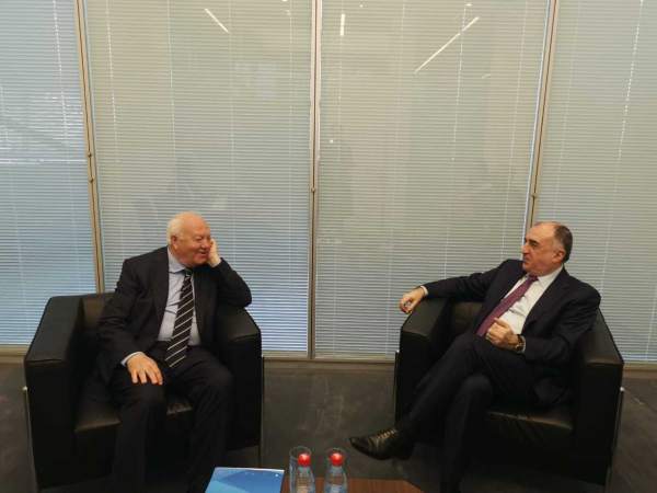 Elmar Məmmədyarov BMT rəsmisi ilə görüşüb