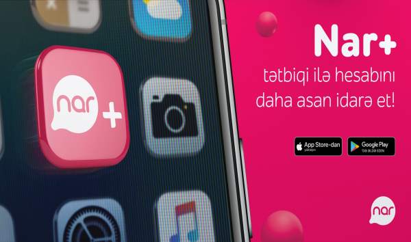 “Nar+” ilə hesabınızı daha asan idarə edin!