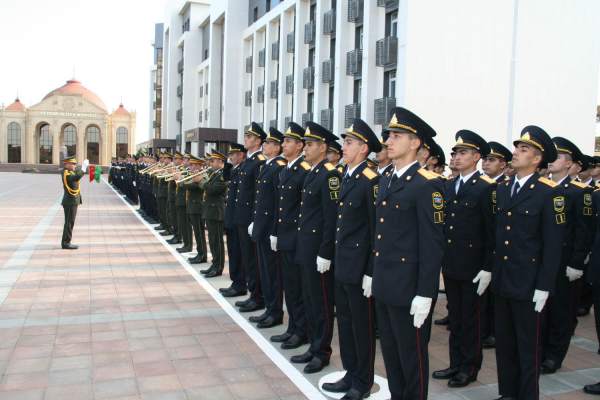 Polis Akademiyasında andiçmə mərasimi keçirildi