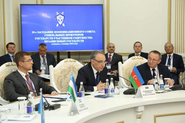 Baş prokurorun müavini MDB Baş Prokurorlarının Əlaqələndirmə Şurasının iclasında iştirak edib