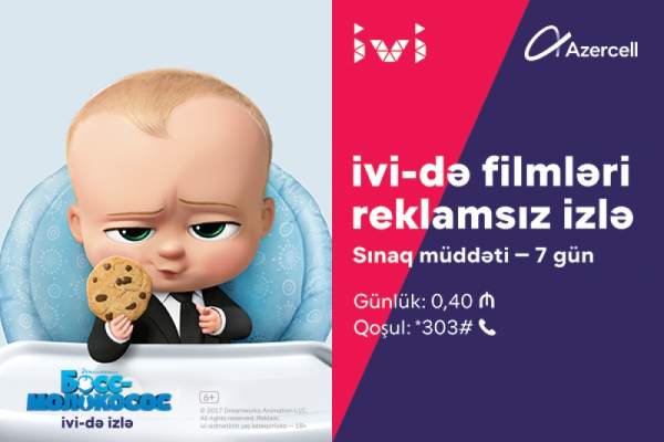 “Azercell” ilə ən sevilən filmləri izləmək artıq daha asandır