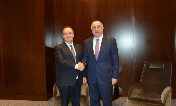 Elmar Məmmədyarov Serbiyanın xarici işlər naziri ilə görüşüb