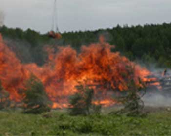 Şəki mezələri 3 gündür alov içindədir    