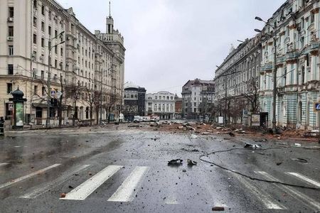 Rusiya ordusu Xarkov şəhərini atəşə tutub, ölənlər var 