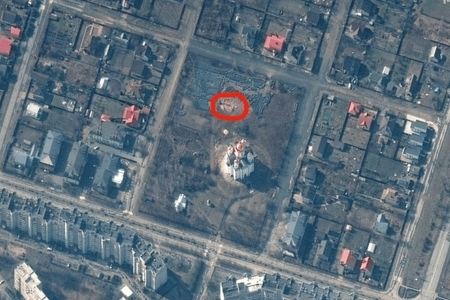 Ukraynanın yüzlərlə sakininin qətlə yetirildiyi Buça şəhərinin görüntüləri yayılıb FOTOLAR 
