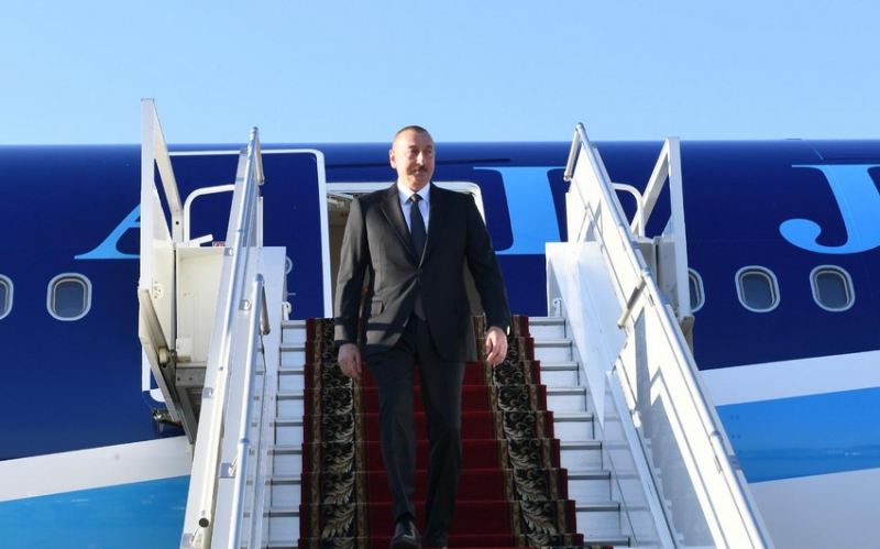 Prezident İlham Əliyev Brüsselə işgüzar səfərə gedib 