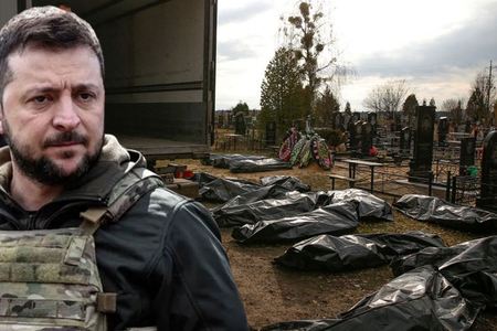 Zelenskidən QORXUNC AÇIQLAMA: \"Rus ordusu qətlə yetirilən ukraynalıların cəsədlərini...\" 