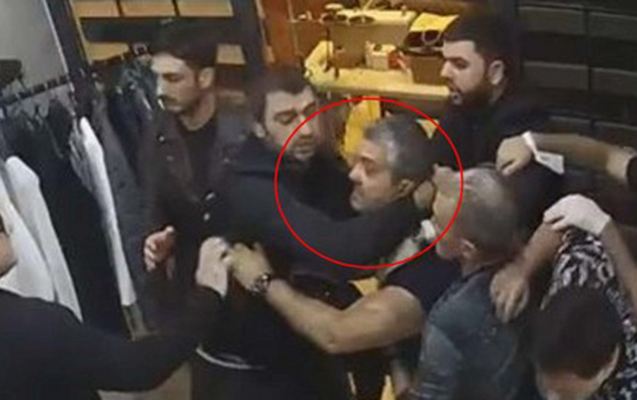 Cəlal Qurbanov obyekt sahibini döydü - Video 